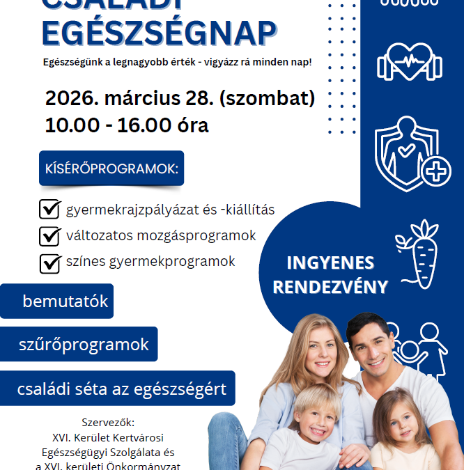 Egészségnap 2026. március 28.